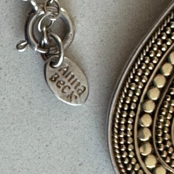 Anna Beck Classic Reversible Teardrop Necklace - Picture 5 of 6